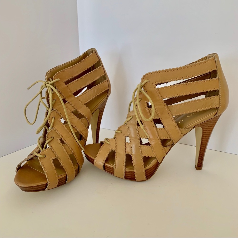 Chinese Laundry Heeled Sandel Tan Size 10 NWB